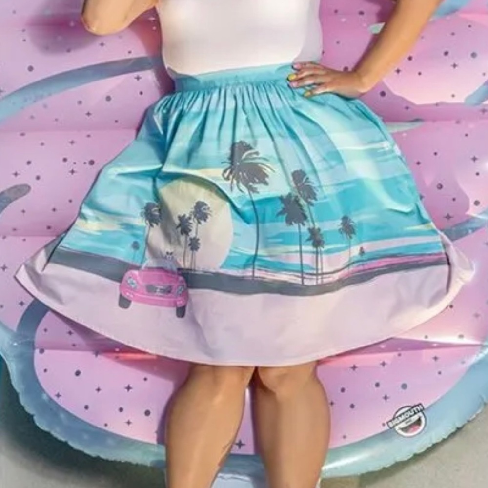 Stitch Shoppe x Barbie Sunset Drive Sandy Skirt by Loungefly - Picture 5 of 13